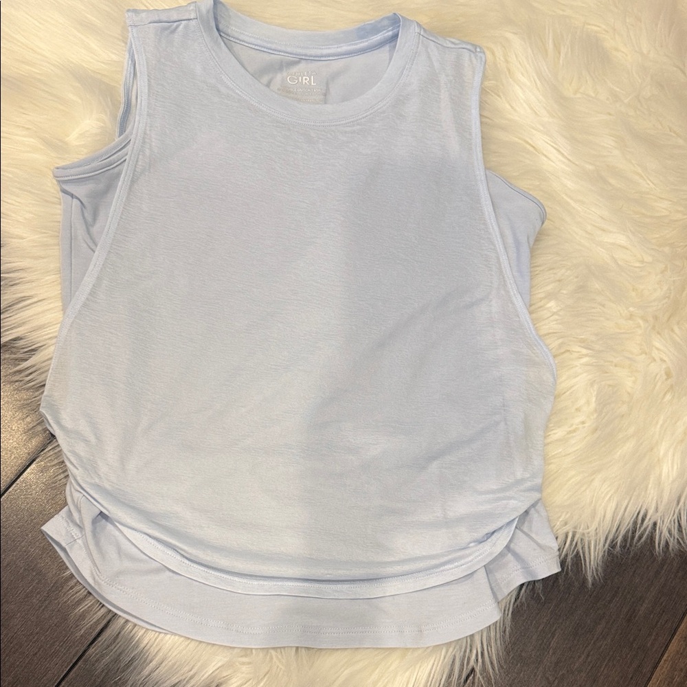 Athleta Girl Double Dutch Tank - Reversible - Blue/White - Size M (8/10)